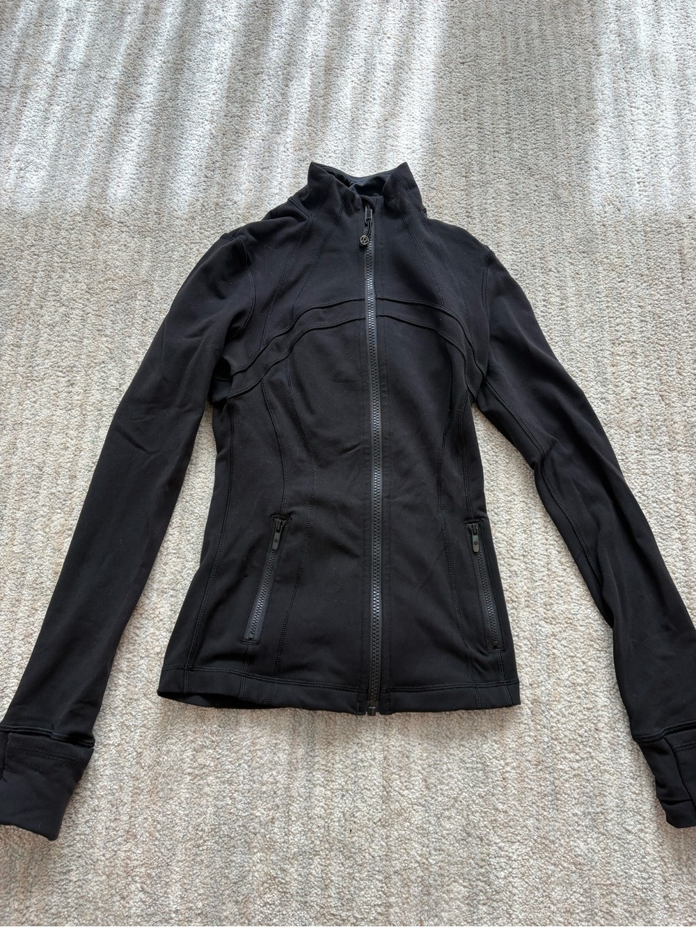 lululemon athletica Black Women's Zip-Up Bomber Jacket